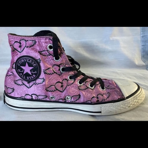Converse all star youth size 3 (big kids / teens )high top sneakers - Picture 1 of 10